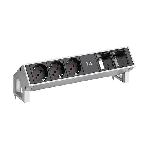 Bachmann - Mehrfachsteckdose Steckdosenleiste 902.448 DESK2 3xP40 2xCM