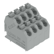 WAGO - Leiterplattenklemme DoppelstockLeiterplattenk. 250-704 Drücker,1,5mm²,gr − 33 Stück