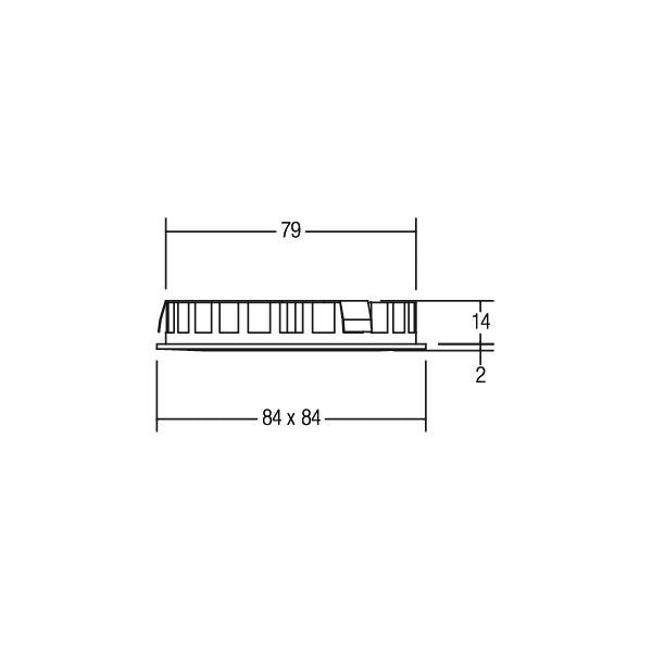 Brumberg Leuchten - Downlight/Strahler/Flutlicht LED-Einbauleuchte 12V DC 12130153 3000K, nickel