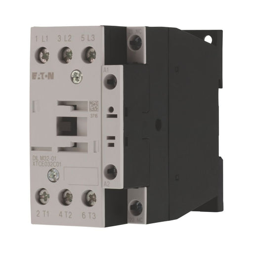 Eaton - Leistungsschütz zum Schalten von Wechselstrom Leistungsschütz DILM32-01(RDC24) 1Ö 15kW/400V,AC