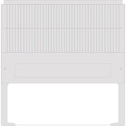 ABN - Sockel/Sockelelement (Schaltschrank) Hochwassersockel Gr.2 FB4 SX032 Höhe 1125mm