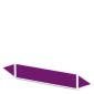 Phoenix Contact - Warn-/Hinweisschild Rohrleitungsmarkierer PML-T107 (26X280)R violett, 26x280mm