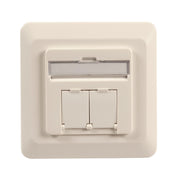 EFB-Elektronik - Kommunikationsanschlussdose Kupfer Datendose ET-25211.1V1 2-Port UP Cat6 ob/un