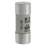 Eaton - Zylindrische Sicherung Sicherungseinsatz Nieders. CYL GG 22,#C22G4S 4A AC 690V 80kA − 10 Stück