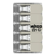 WAGO - Steckklemme COMPACT-Verbindungsklemme 221-485 − 25 Stück