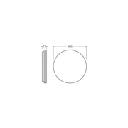 Ledvance - Decken-/Wandleuchte LED-Wand-u.Deckenleuchte SFFL.RDDALI500P27WCS ML, MC, DALI