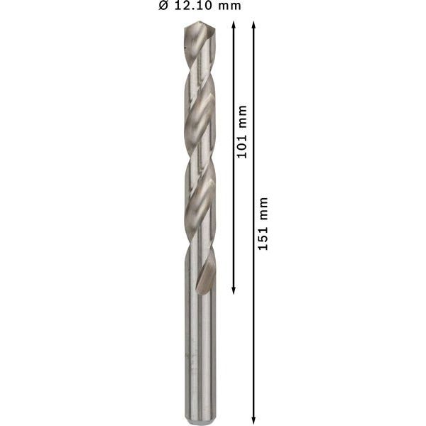 Bosch - Bohrer PRO Metal HSS-G 2608585538 Spiralbohrer 12,1 x