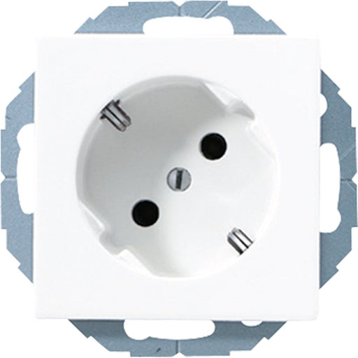 Jung - Steckdose SCHUKO-Steckdose aws A 520-45 KI WW 16A 250V 45Grad
