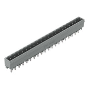 WAGO - Leiterplattensteckverbinder THT-Stiftleiste Lötstift 231-180/001-000 1,2x1,2,gerade,grau − 50 Stück