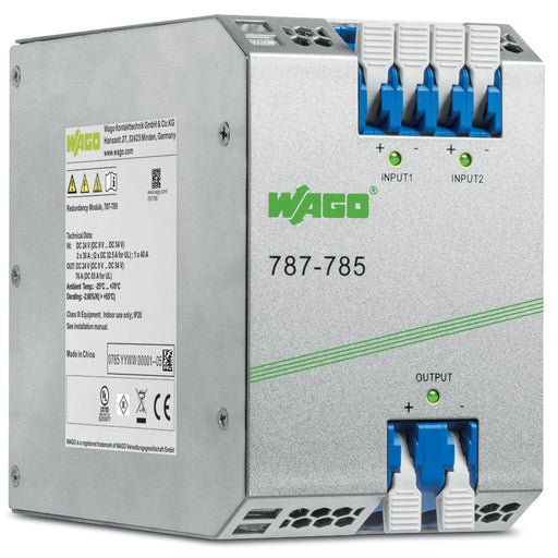 WAGO - Gleichstromversorgung Redundanzmodul 787-785/000-040 2 x DC 9 54 V
