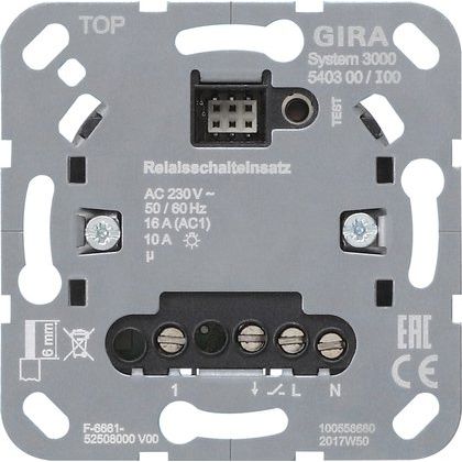 Gira - Elektronischer Schalter Relaisschalteinsatz 540300
