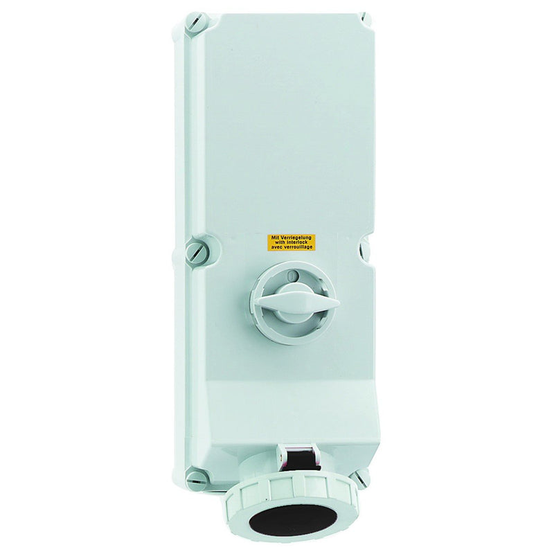 Bals Elektrotech - CEE-Steckdose abschaltbar, abgesichert (IEC 60309) Wandsteckdose abschaltbar 16831 verriegelt 125A 4p