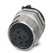 Phoenix Contact - Rundsteckverbinder, feldkonfektionierbar (Industriesteckverbinder) Einbausteckverbinder SACC-DSIV-FS#1439997 − 60 Stück