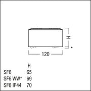 Zumtobel Group - Decken - /Wandleuchte LED - Anbauleuchte SUISF61600 #62924677 930, weiß