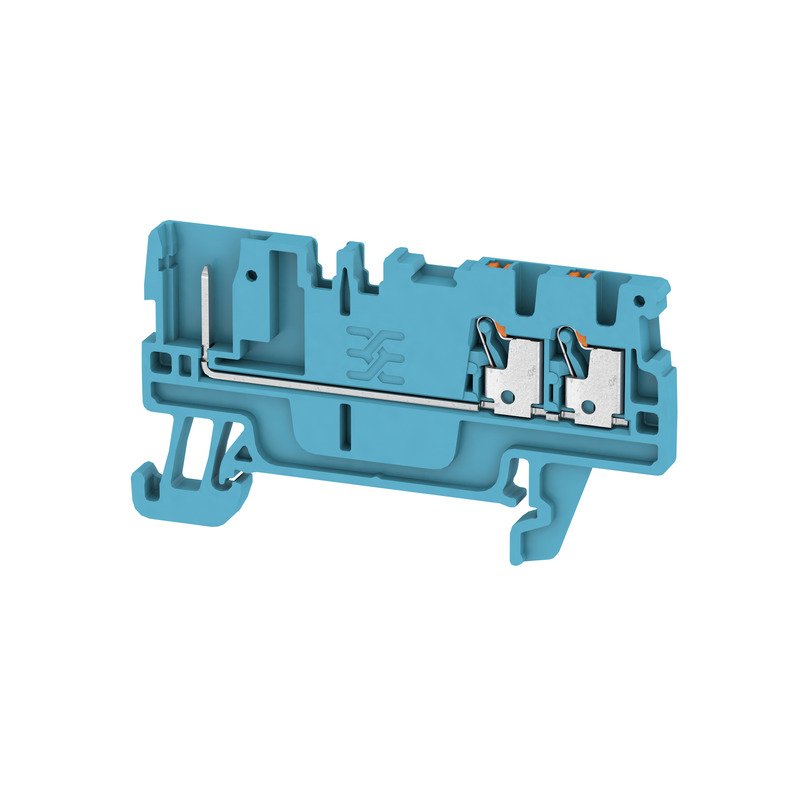 Weidmüller - Durchgangs-Reihenklemme Klemme APGTB 1.5 FT 3C/1 BL PUSH IN, 1.5 mm² − 50 Stück