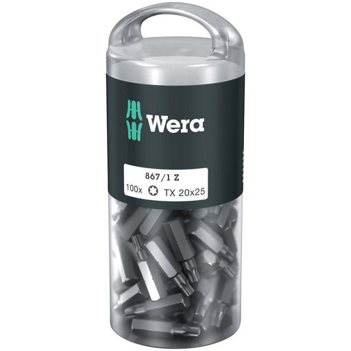 Wera - Bit-Set 6-rund Bit 072448(VE100) TX 20x25mm