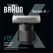 BRAUN - Zubehör/Ersatzteile für Körperpflegegeräte Scherteil XT20 SeriesX − 3 Stück