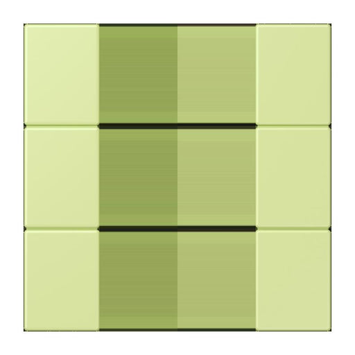Jung - Abdeckung/Bedienelement für Installationsschalterprogramme Tastensatz 3fach LC 503 TSA 222 vert jaune clair