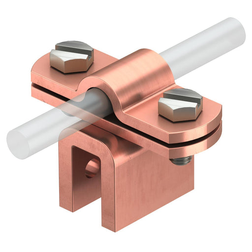 OBO Bettermann - Anschlussklemme für Blitzschutz Falzklemme 270 8-10 CU 8/10mm, Cu − 10 Stück
