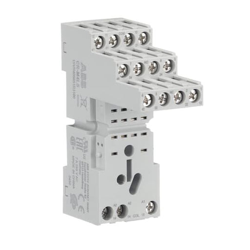 ABB Stotz S&J - Relaissockel Logischer Sockel CR-M4LS für 4We CR-M Relais − 10 Stück