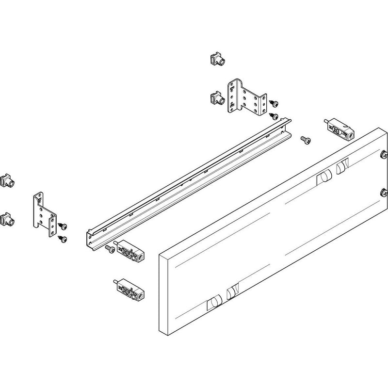 ABN - Verteilerfeld für Installationsverteiler ESPRO-Modul MF2126 flach BxH:500x150mm