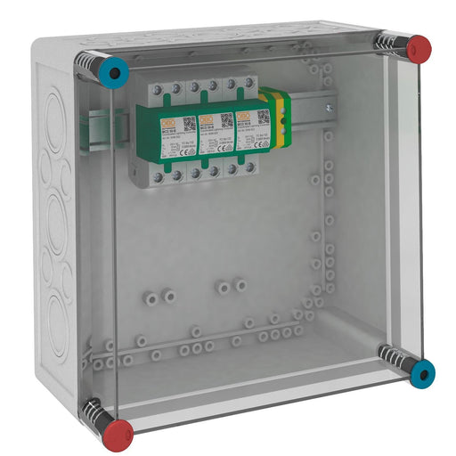 OBO Bettermann - Blitzstromableiter für Energietechnik Coord.LightningController MCD 50-B 3-VG Set Typ 1 Ableiter