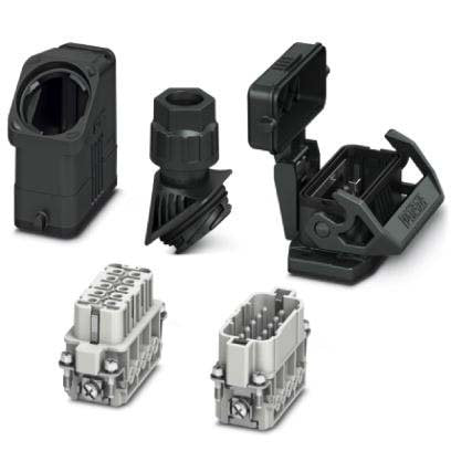 Phoenix Contact - Rechtecksteckverbinder, Set (Industriesteckverbinder) Steckverbinder-Set 1424454
