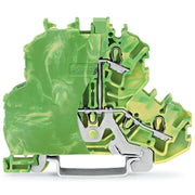 WAGO - Schutzleiter-Reihenklemme Doppelstockklemme 2002-2207/099-000 2,5mmq gn-ge − 50 Stück