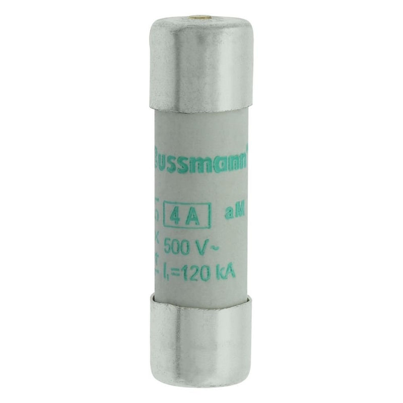 Eaton - Zylindrische Sicherung Sicherungseinsatz Nieders. CYL AM 14,#C14M4S 4A AC 500V 120kA − 10 Stück