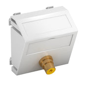 OBO Bettermann - Einsatz/Abdeckung für Kommunikationstechnik Multimediaträger MTS-R F RW1 45x45mm rws