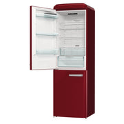 Gorenje - Kühl-/Gefrierkombination Kühl/Gefrierkombi ONRK 619 DR-L burgun Retrodesign