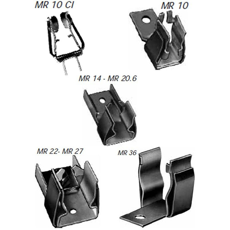 Mersen - Halter für zylindrische Sicherung Sicherungsklemme MR10RESSORT Gr.10 − 20 Stück