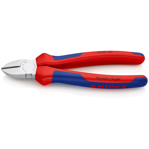 Knipex - Seitenschneider 70 05 180 SB verchromt, 180mm