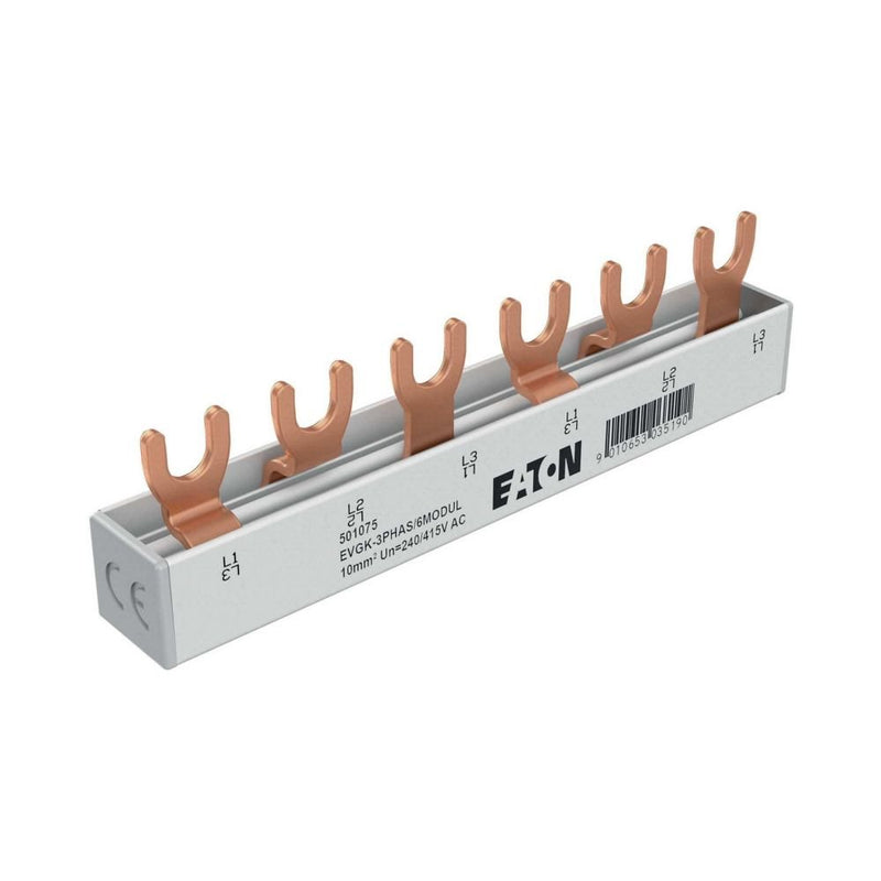 Eaton - Phasenschiene Gabelverschienung EVGK-3PHAS/6MODUL 3-phasig