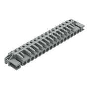 WAGO - Leiterplattensteckverbinder THT-Federleiste abgewink. 232-246/047-000 Rastermaß 5mm,grau − 10 Stück