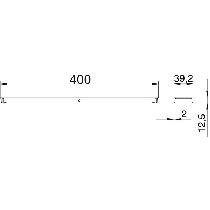 OBO Bettermann - Zubehör/Ersatzteile für Unterflurkanalsysteme Deckelstoßunterstützung DSU2 400 OKA-G, St, FS