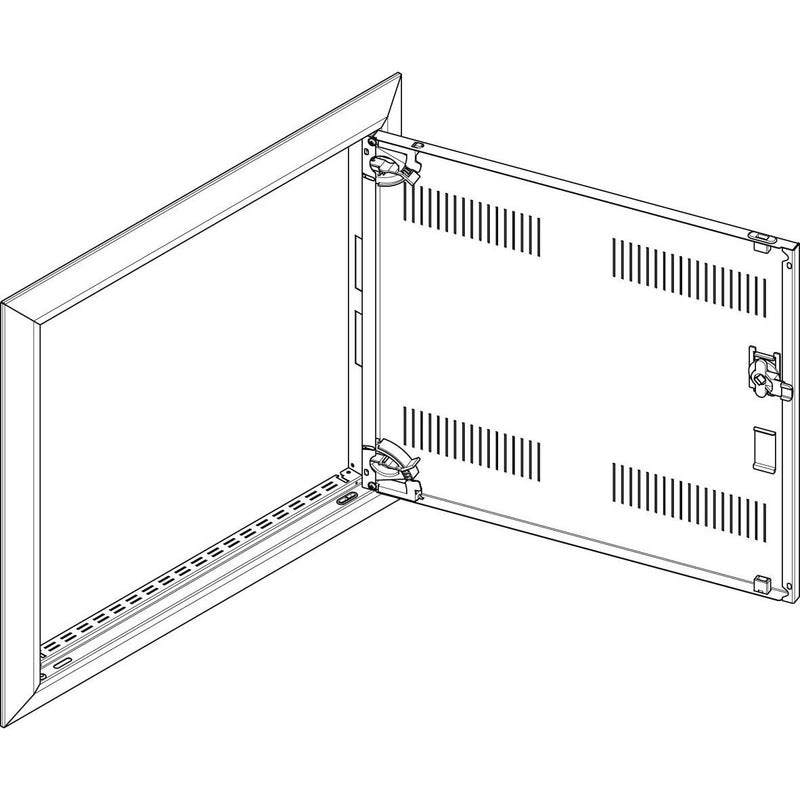 ABN - Tür/Bedientableau (Schaltschrank) Blendrahmen + Tür GBRU23TL für UP-VT,2x3-reihig