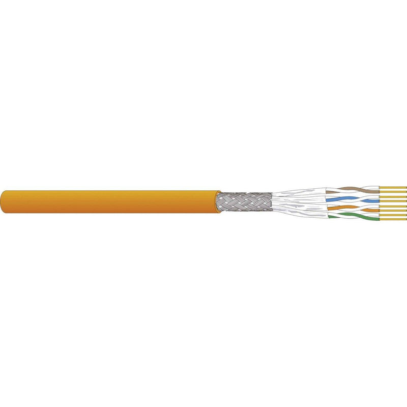 Dätwyler IT Infra - Daten- und Kommunikationskabel CU 7060 Kat.6A orange 18292400DK 4P S/FTP AWG23 − 1000 Meter