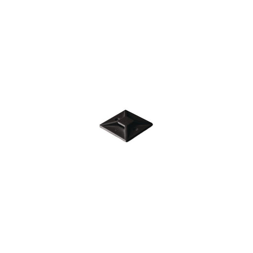 HellermannTyton - Befestigungssockel und -element für Kabelbinder Klebesockel MB5A3-N66-BK-C1 − 100 Stück