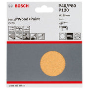 Bosch - Schleifpapierset 10tlg. Schleifblatt-Set 1609200158 C470 Durchmesser: