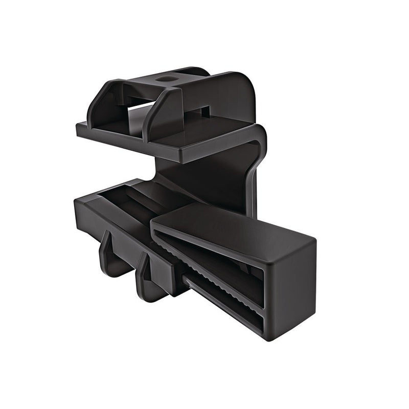 HellermannTyton - Befestigungssockel und -element für Kabelbinder Trägerklemme BeamClamp #151-00822 B-PA6GF30-BK − 200 Stück