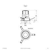 EVN Lichttechnik - Downlight/Strahler/Flutlicht LED-Einbauleuchte modular F01R11SM0640L38D Konfigurationstype