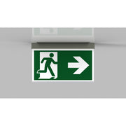 RP-Technik - Sicherheitsleuchte LED-Rettungszeichenleuchte AXC401SC-AZ EB 1h, SC, anthr
