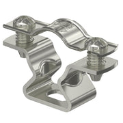 OBO Bettermann - Befestigungsschelle für Kabel/Rohre Abstandschelle ASL 733 17 A4 mit Langloch 14-17mm − 25 Stück