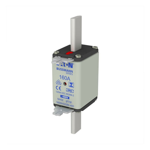 Eaton - Messersicherung Sicherungseinsatz Nieders. 160NHG02BI-400 160A AC 400V 120kA − 3 Stück