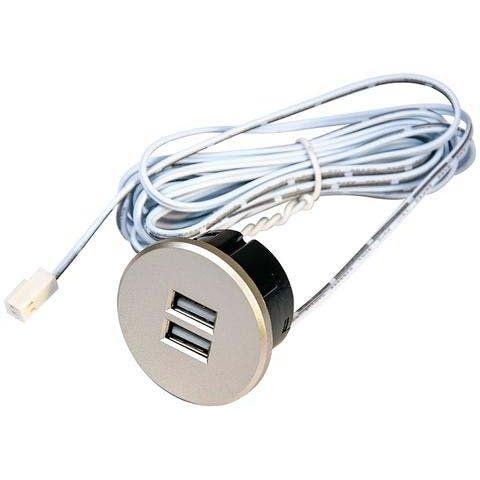 Hera - USB-Spannungsversorgung USB-LED-Sicherheitstrafo 21700101003 2x24VDC 2500mm sw