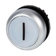 Eaton - Frontelement für Drucktaster Leuchtdrucktaste M22-DRL-W-X1 flach,weiss,beschr. − 5 Stück