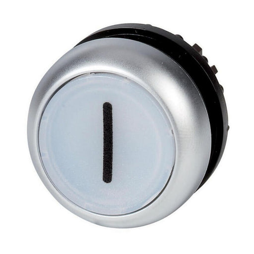 Eaton - Frontelement für Drucktaster Leuchtdrucktaste M22-DRL-W-X1 flach,weiss,beschr. − 5 Stück
