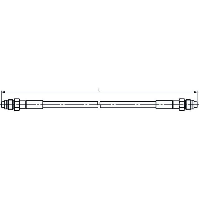 Telegärtner - Konfektioniertes Koaxkabel HF-Kabel RG-58C/U 100009396 1m 2xFME-Buchse
