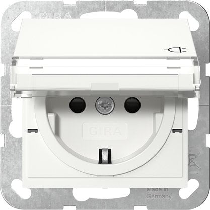 Gira - Steckdose KD+BSF 455727 Reinweiß